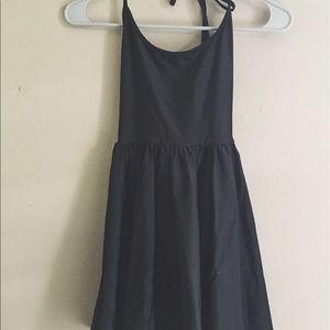 american apparel black small nylon dress