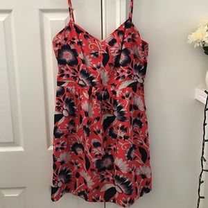 J.Crew Floral Patterned Sweetheart Dress