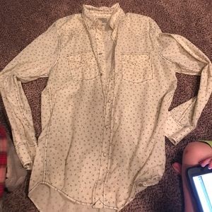 Lucky brand pearl snap western shirt