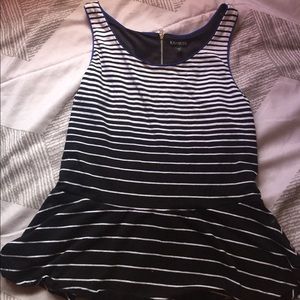 Express Peplum Tank Size M