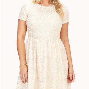 **HOST PICK** Forever21 Gold & White Dress
