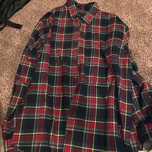 Lands end flannel shirt