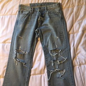 Abercrombie and Fitch distressed jeans