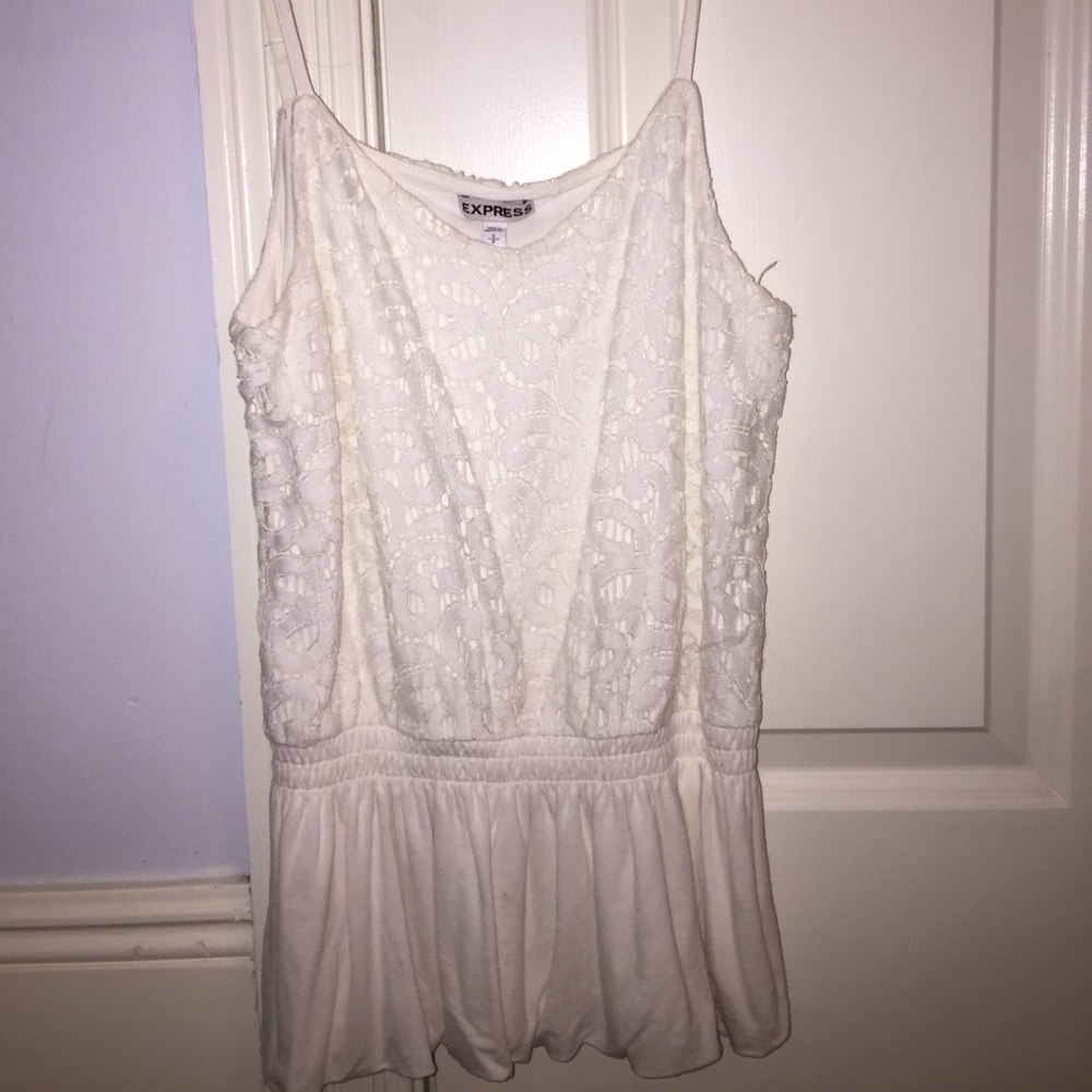Express white tank