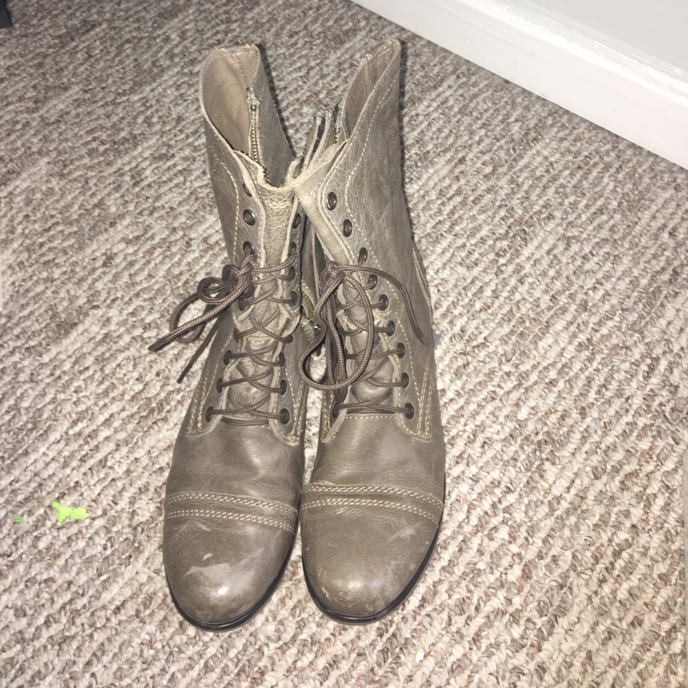 Steve Madden combat boots