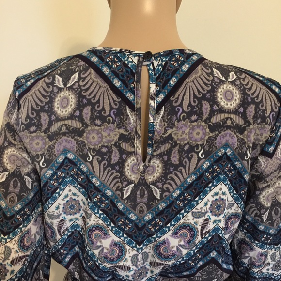 Paisley Print Romper - Picture 5 of 8