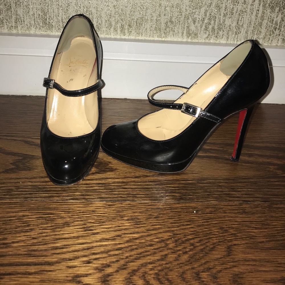 Christian Louboutin Patent Leather Mary Janes