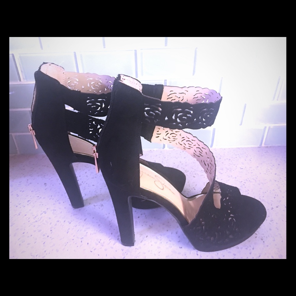 Jessica Simpson suede pumps Sz 7-worn for 2 hours!