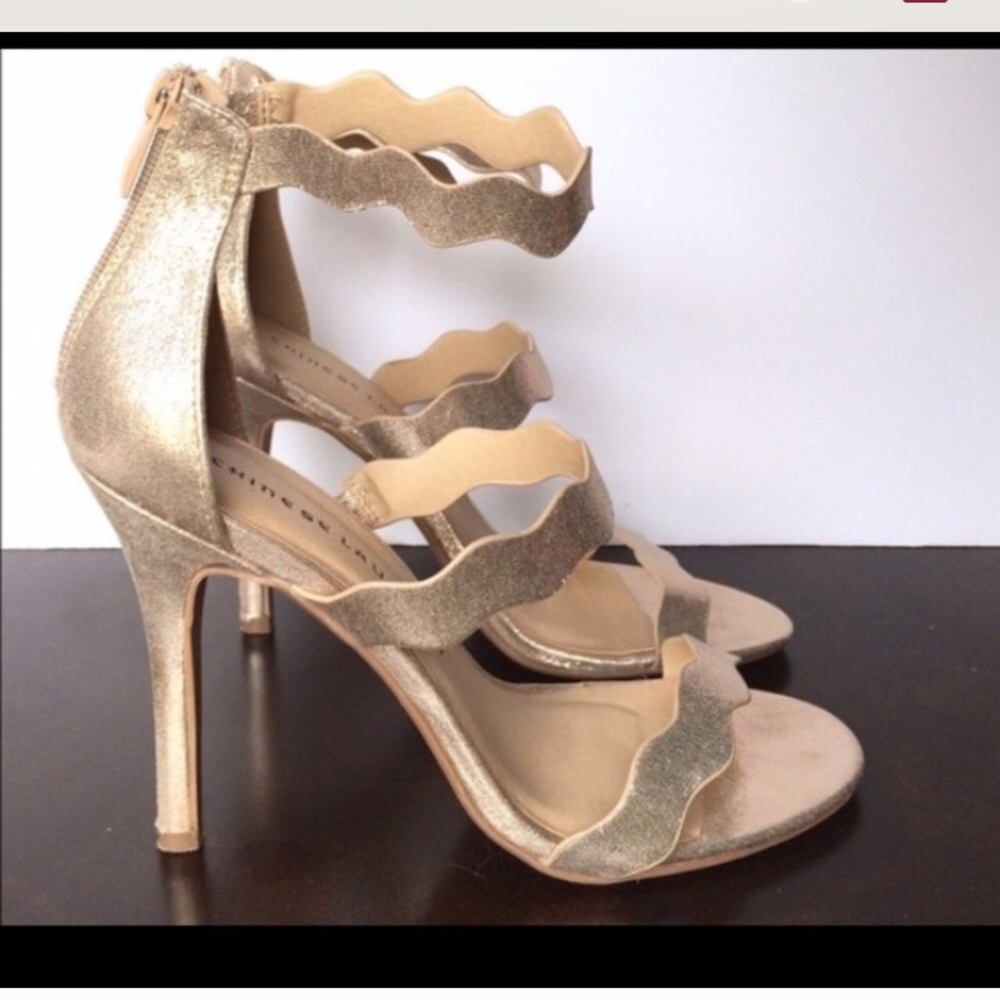 Chinese Laundry Gold Sandal - Picture 2 of 3
