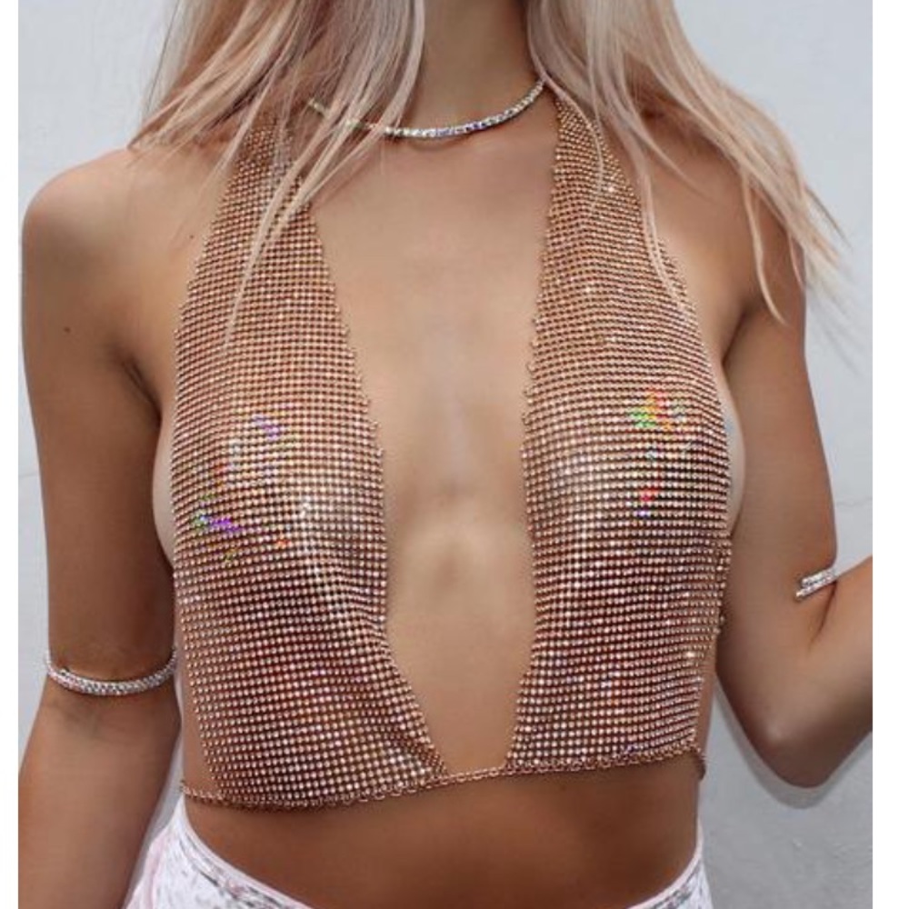 ISO COVA SANTA DIAMOND MESH TOP