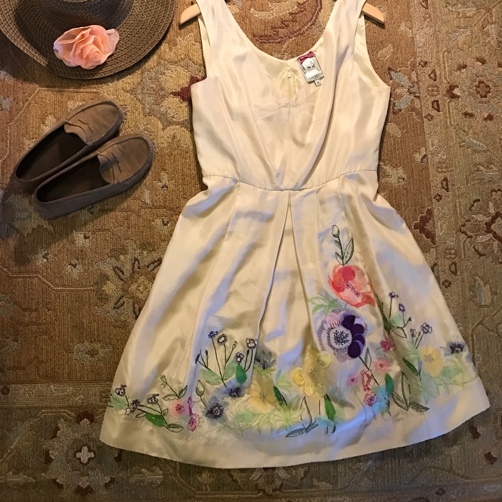 Embroidered Silk Yoana Baraschi Dress.