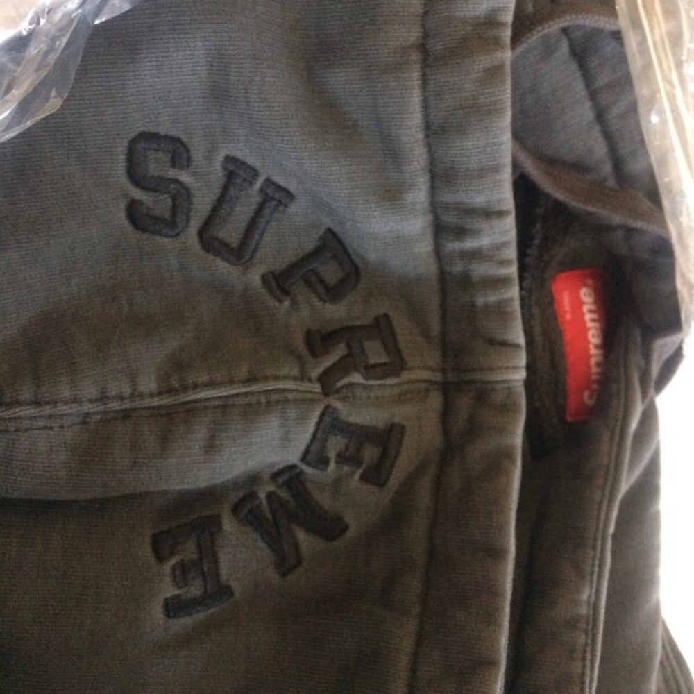 Supreme Overdyed Black Hoodie XL