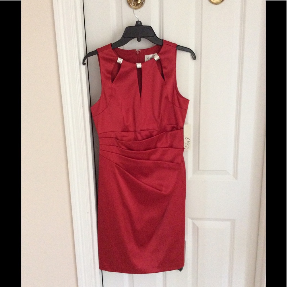 Eliza J cutout embellished sheath dress - Picture 2 of 5