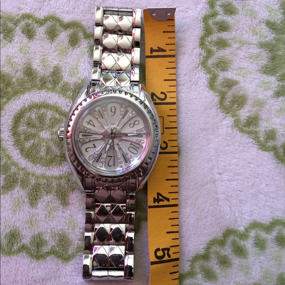 VTG 2009 Genuine Swiss ICETEK Watch Custom S.S band . Platinum/diamond spinner - Picture 9 of 16