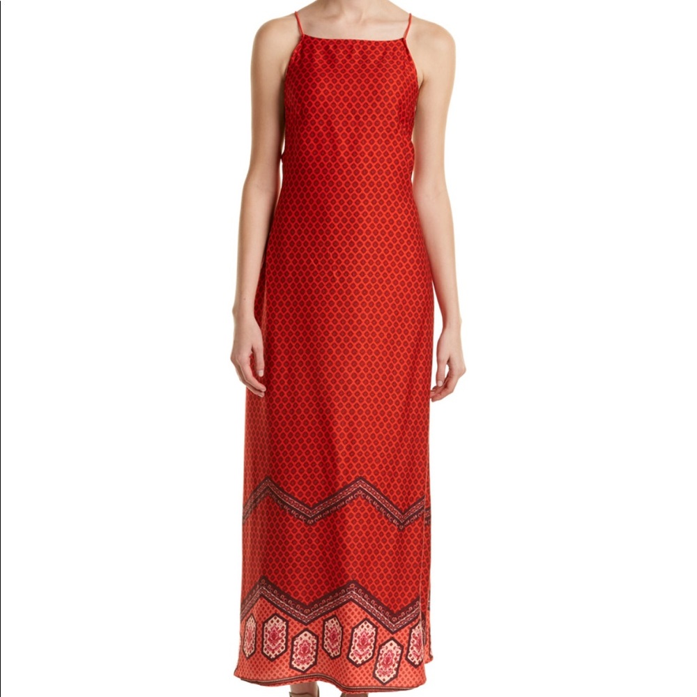 MINKPINK rosewater tassel maxi dress size S