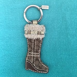 Coach boot keychain