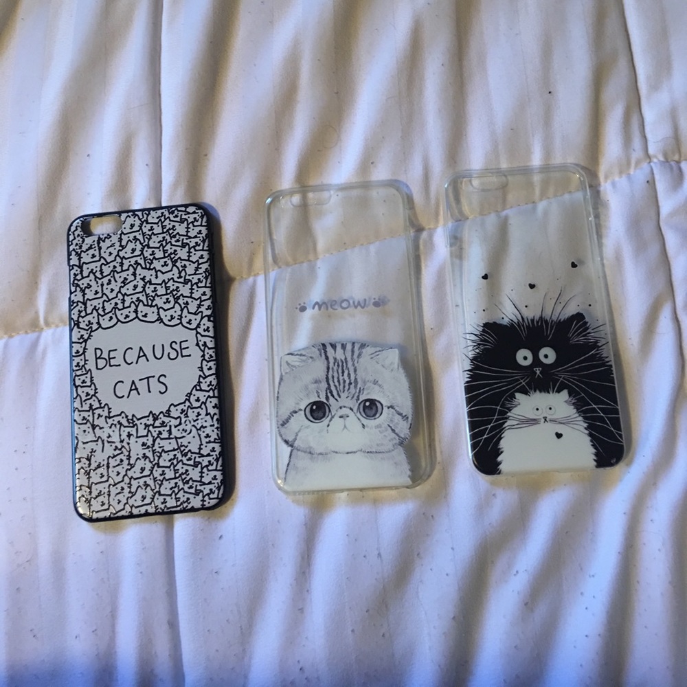 3 Cat IPhone 6/6s PLUS cases