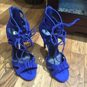 Steve Madden blue heels