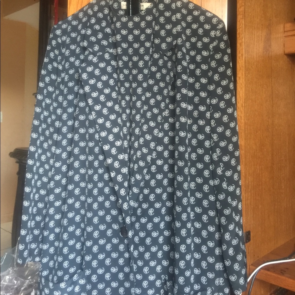 *LIZ CLAIBORNE* Green blazer w/ dress and belt.