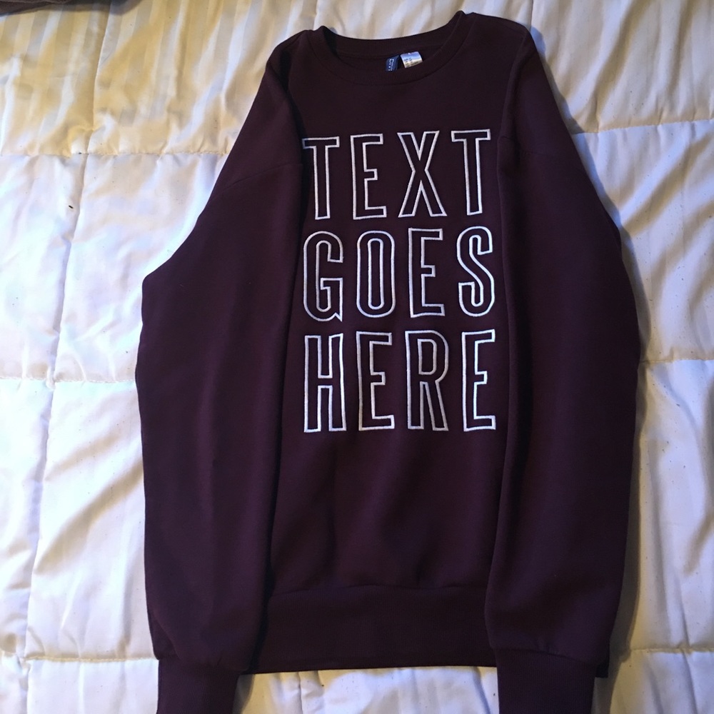 H&M Tumblr/Hipster crewneck