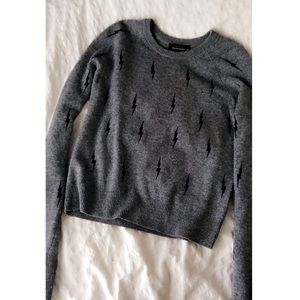 Equipment x Kate Moss Cashmere Thunderbolt Sweater
