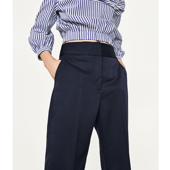 cinched waist trousers