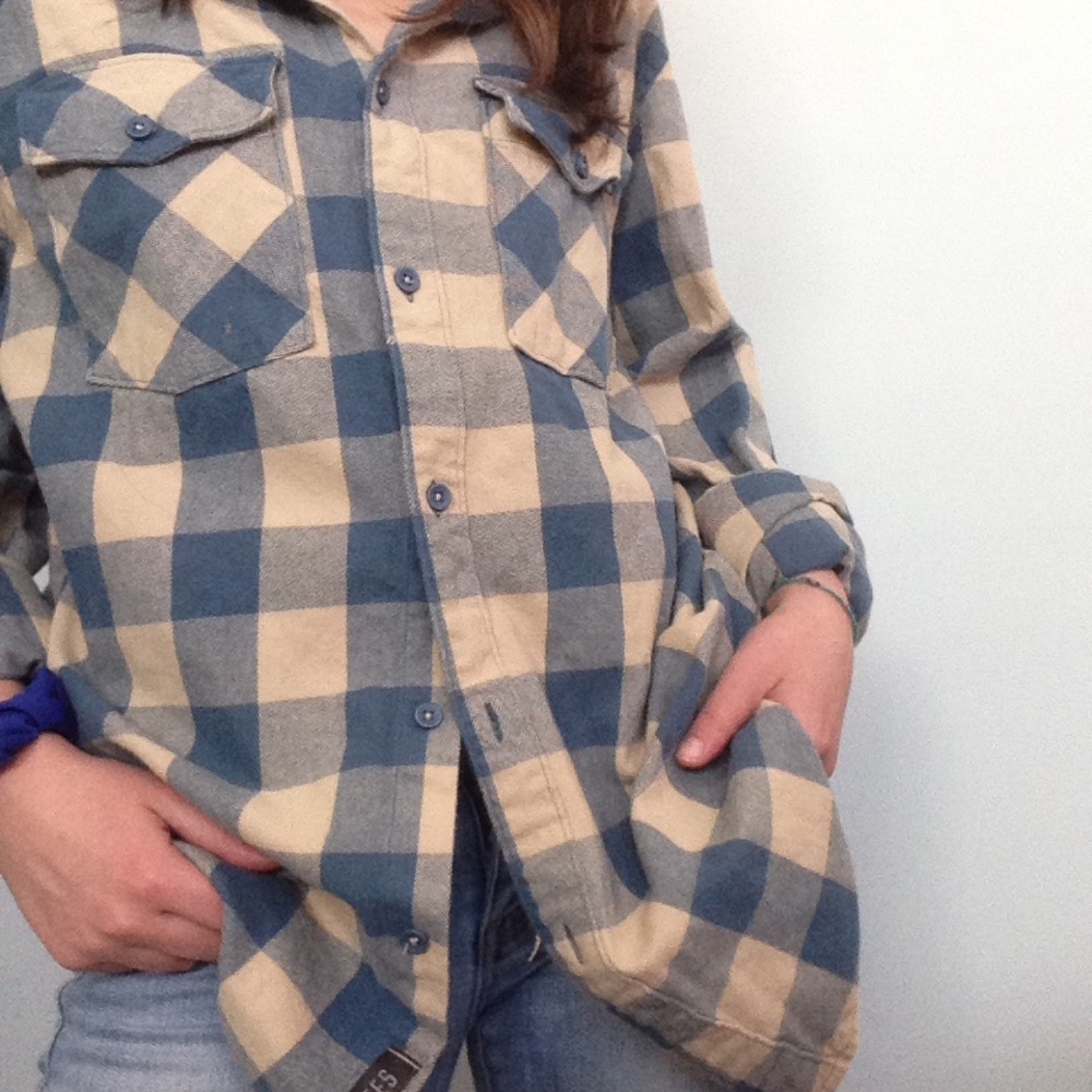 Comfy oversized flannel