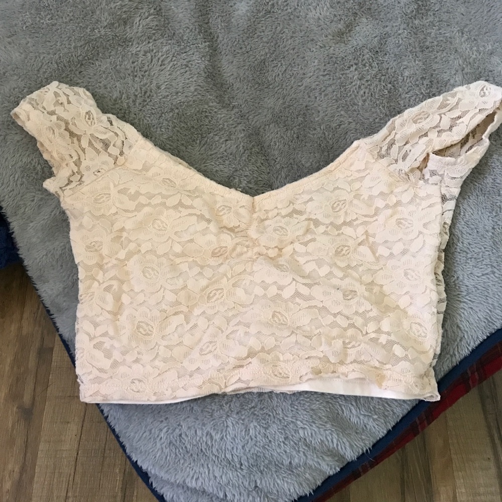 Nude Crop Top