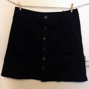 Mossimo Supply Jean Button-Up Skirt