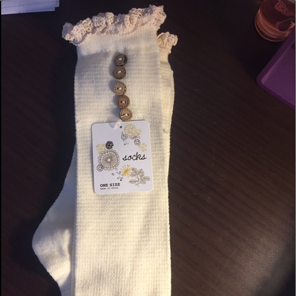 Knee high boot socks