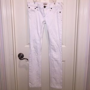 FREE PEOPLE white jeans