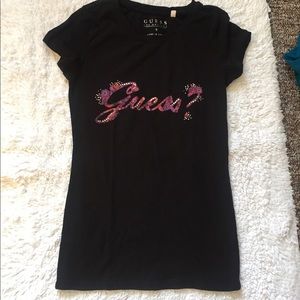Guess top black size S