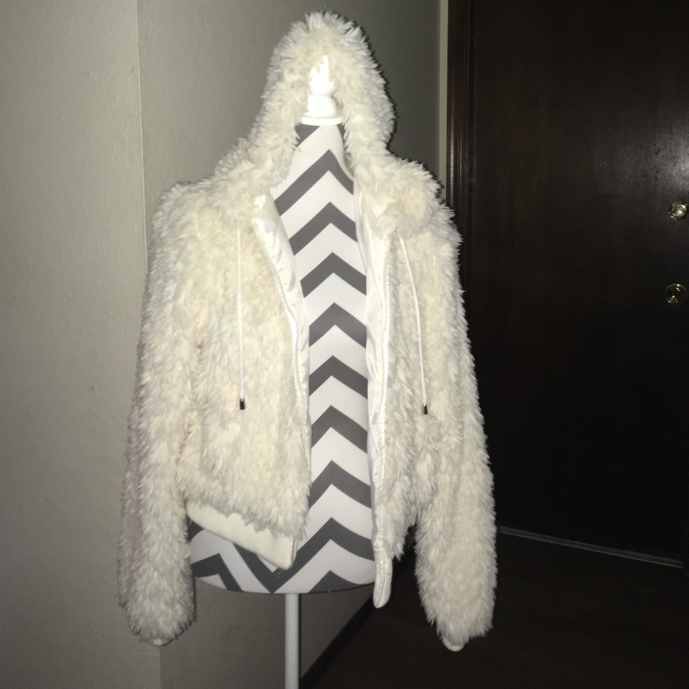 Faux fur coat