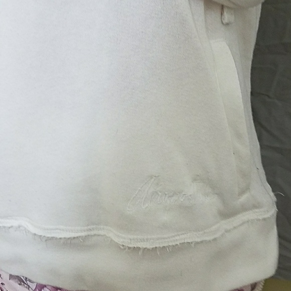 AEROPOSTLE 1/4 ZIP WHITE LARGE SWEATER - Picture 3 of 5