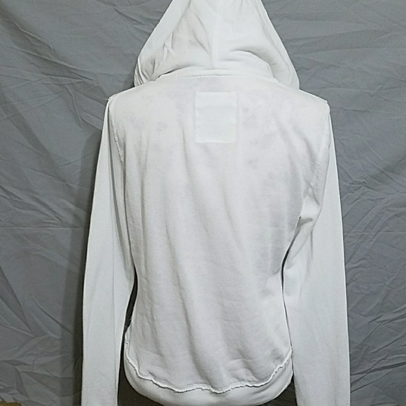 AEROPOSTLE 1/4 ZIP WHITE LARGE SWEATER - Picture 4 of 5