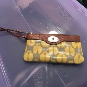 Never Used Fossil Wristlet