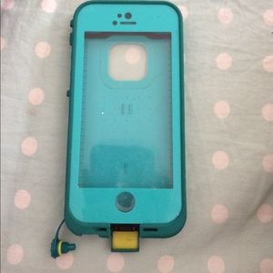 iPhone SE case lifeproof blue perfect condition