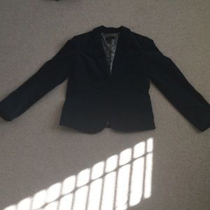 Talbots velveteen blazer in teal, size 8.