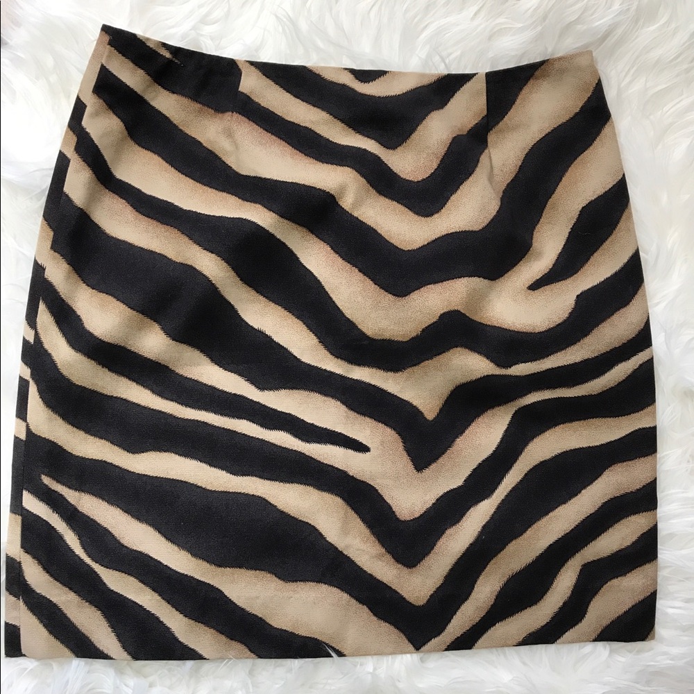 Lauren Ralph Lauren zebra print mini skirt
