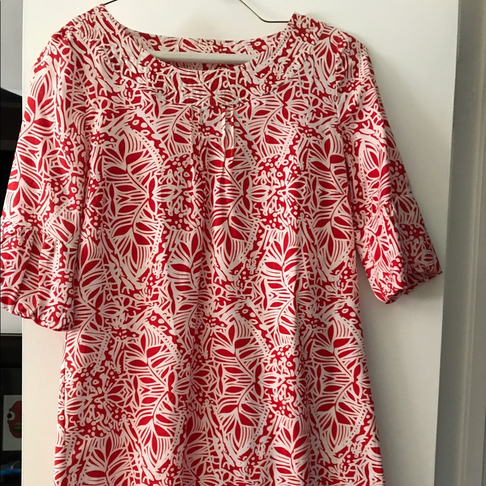Cute Lily Pulitzer Silk Dress, Size Small