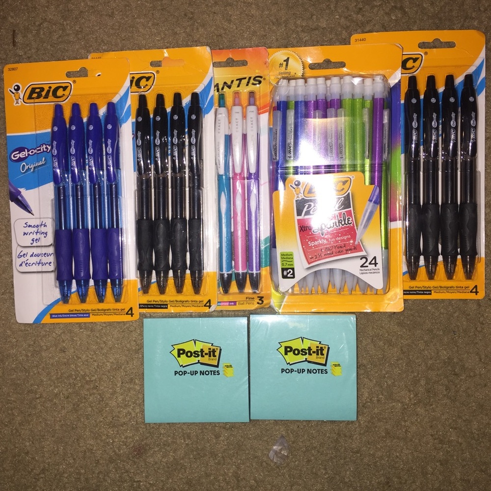 School/office supplies bundle.