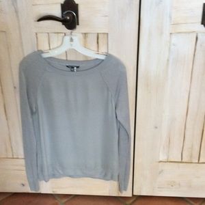 VINCE.  light sweater/silk top. $30