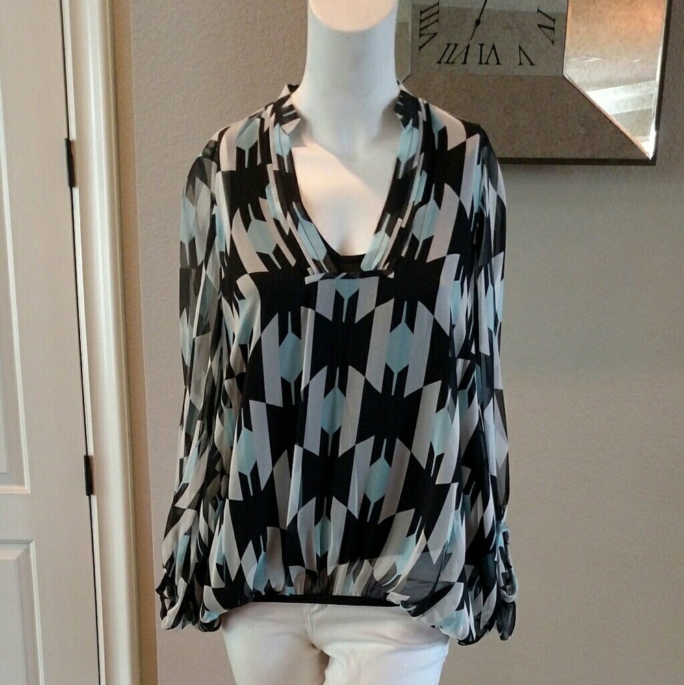 Diane van Furstenberg silk top