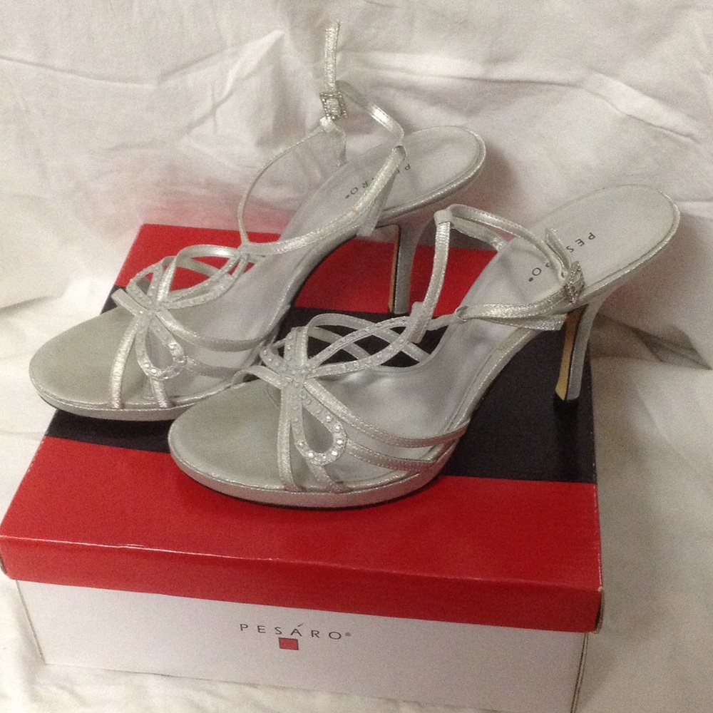 Pretty silver shoes