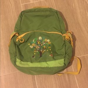 Cute small green backpack