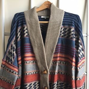 BB Dakota Oversized Tribal Sweater