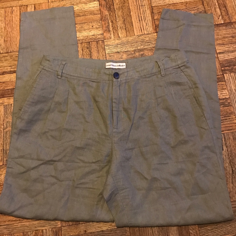 Mango Casual Sportswear Linen Pants Size 4