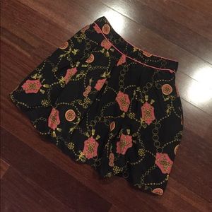 Black high waisted skirt