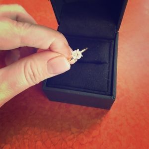 1 ct MOISSANITE Solitaire - 14K Yellow Gold