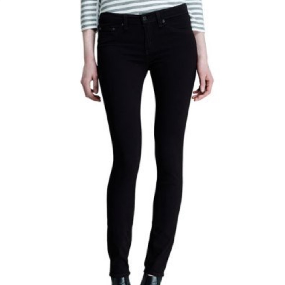 The Legging Jeans, Black Plush